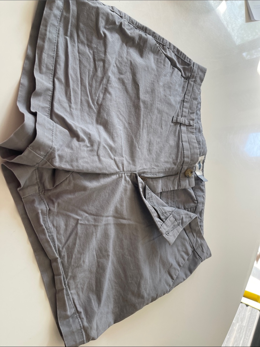 Old Navy Light Gray Women’s Bermuda Shorts
